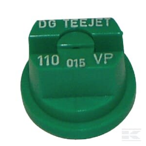 Plokščias ventiliatoriaus antgalis DG 110° 015 žalias plastikinis TeeJet DG110015VP