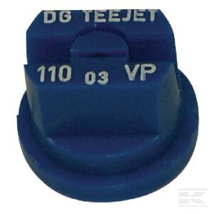 Plokščias ventiliatoriaus antgalis DG 110° 03 mėlynas plastikinis TeeJet DG11003VP