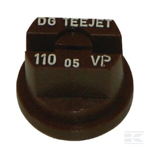 Plokščias ventiliatoriaus antgalis DG 110° 05 rudas plastikinis TeeJet DG11005VP