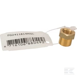 Žalvarinis reduktorius F 1/8" x M 1/4" FG2411814MSL