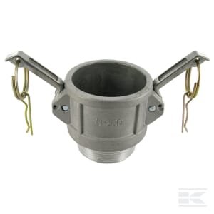 Camlock tipo B 2" išorinis sriegis aliuminis HCN100BAL051
