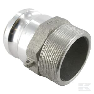 Camlock tipo F 2 1/2" išorinis sriegis aliuminis HCN100FAL063
