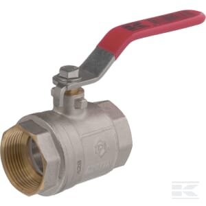 Rutulinis vožtuvas BSP 2x vidiniai 1 1/4", su nerūdijančia rankena KS114FKR