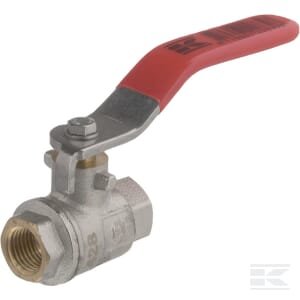 Rutulinis vožtuvas BSP 2x vidiniai 1/4", su nerūdijančia rankena KS14FKR