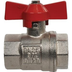 Rutulinis vožtuvas su sparnine rankena 3/4" V/V KS34FV