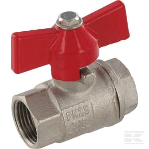 Rutulinis vožtuvas su sparnine rankena 3/8" V/V KS38FV