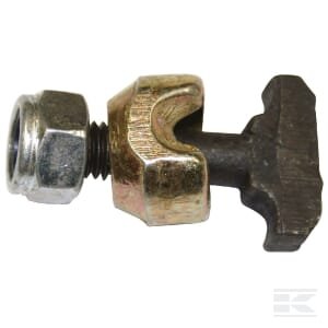 T formos galvutės varžtas M10x47 mm, pilnas KV 11 KV0110