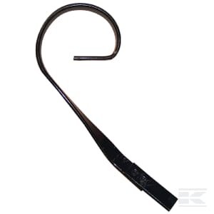 Vilkite noragą RH 45x10x580mm su smaigaliu, tinkamu Silowolf Kverneland KW111099029