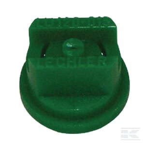 Plokščias ventiliatoriaus antgalis LU 120° 015 žalias plastikas Lechler LU120015POM