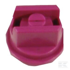 Plokščias ventiliatoriaus antgalis LU 120° 025 violetinis plastikas Lechler LU120025POM