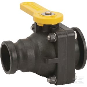 Rutulinis vožtuvas 2 krypčių 2" flanšas x 2" Camlock kištukas MVSF220FP