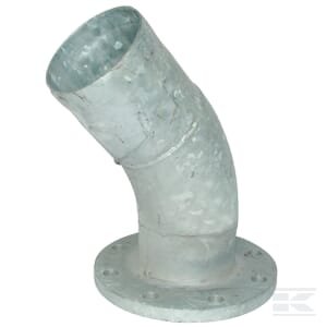 Alkūnė 45°+norm. 8" + žarnos galas 8334045Z