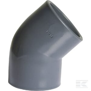 PVC alkūnė 45° 200x200mm 7200645GP