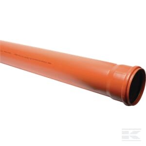 PVC vamzdis 125mm x 5,0m 16150125050