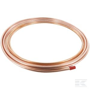 Stabdžių vamzdis žalvarinis vamzdis, 1/4" 7,6 m RL041676