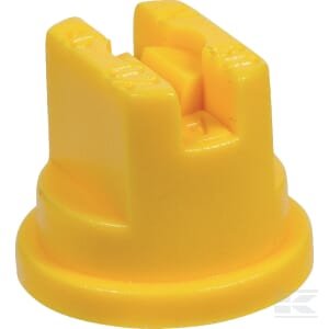 Plokščias ventiliatoriaus antgalis SF 80° 02 geltonas plastikas ASJ SF08002