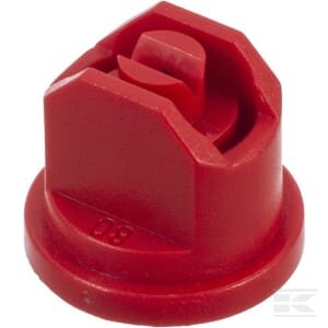 Plokščias ventiliatoriaus antgalis SM 80° 04 raudonas plastikinis Agrotop SM8004POM