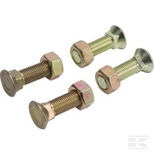 Varžtų paketas 4x 7/16x40 + veržlės TB80023
