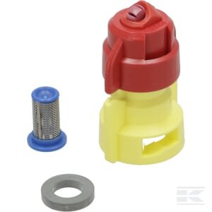 Oro įpurškimo dvigubo ventiliatoriaus antgalis TDVR 110° 015 mėlyna keramika Agrotop TDVR3HS