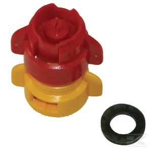 Oro įpurškimo antgalis TDXL 110° 02 geltonas plastikas Agrotop TDXL11002