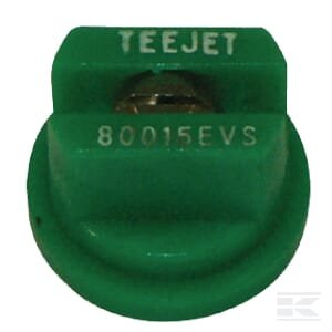 Juostos purkštukas TP 80° 015 žalias nerūdijančio plieno TeeJet TP80015EVS