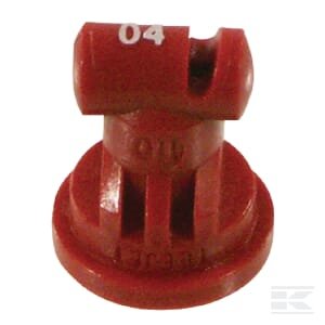 Plataus kampo antgalis TT 110° 04 raudonas plastikinis TeeJet TT11004VP