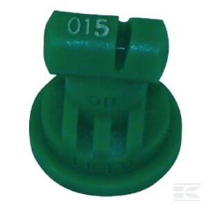 Oro įpurškimo antgalis TTI 110° 015 žalias plastikas TeeJet TTI110015VP