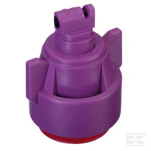 Oro įpurškimo antgalis TTI 110° su tarpikliu ir dangteliu 025 violetinio plastiko TeeJet TTI110025VPCE