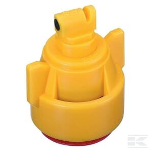 Oro įpurškimo antgalis TTI 110° su tarpikliu ir dangteliu 02 geltono plastiko TeeJet TTI11002VPCE