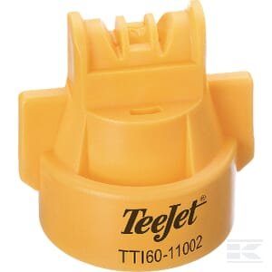 Rozpylacz eżektorowy dwustrumieniowy TTI 60° 02 żółty z tworzywa sztucznego TeeJet TTI6011002VP