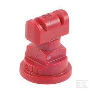 Dvigubas plokščias ventiliatoriaus antgalis TTJ 110° 04 raudonas plastikinis TeeJet TTJ6011004VP