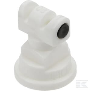 Dvigubas plokščias ventiliatoriaus antgalis TTJ 110° balto plastiko TTJ6011008VP