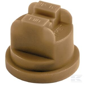 Plokščias ventiliatoriaus antgalis VP 110° 05 rudas plastikas Hypro VP05F110LB