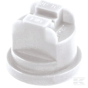 Plokščias ventiliatoriaus antgalis VP 110° 08 baltas plastikas Hypro VP08F110WH