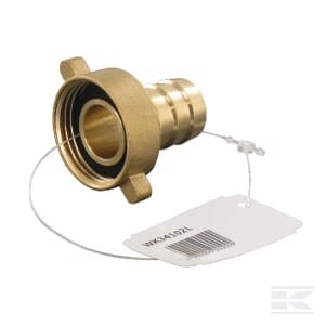 Žarnų antgalis 3/4" su užsukamu dangteliu, vidinis sriegis 1" WK34102L