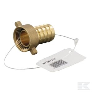 Žarnų antgalis 3/4" su užsukamu dangteliu, vidinis sriegis 3/4" WK34112L