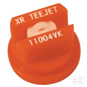 Plokščias ventiliatoriaus antgalis XR 110° 04 raudonas keraminis TeeJet XR11004VK