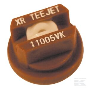 Plokščias ventiliatoriaus antgalis XR 110° 05 ruda keraminė TeeJet XR11005VK