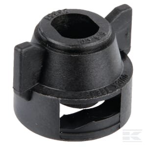 Bajonetinis dangtelis su tarpine juoda ZF1663
