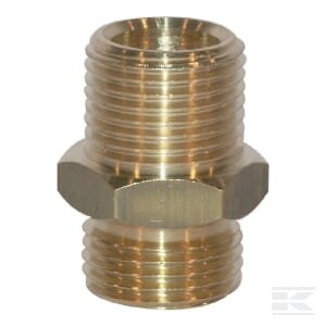 Nipelio jungtis 1/2" bronzinė 6631