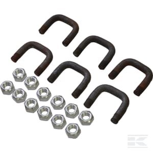 U formos varžtai (6x) Ø10mm 10019010