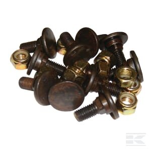 Ašmenų varžtų rinkinys (10x) M12x30 JF 813081600X