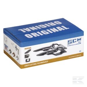 Dvipirštis, 14 mm, raudonas (10) 1650102