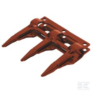 Finger Triple, 14mm, raudona 1650401