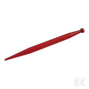 Krautuvo noragas, tiesus, apvali dalis 50x820mm, smailus antgalis su M28x1.5mm veržle, juodas, Battista Porteri 519655082