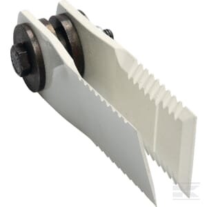 Šiaudų smulkintuvo peilių komplektas suktas kietai dengtas 53396