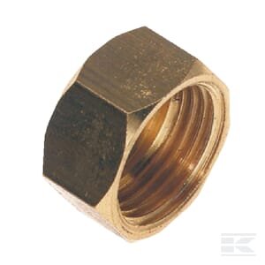 Šešiakampis žalvarinis dangtelis F 2" 80930