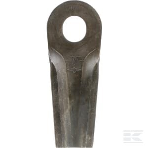 Žoliapjovės peilis LH/RH 132x50x4mm ovalios angos 23,0x20,5mm Tinka Kongskilde JF/Stoll 8113800013