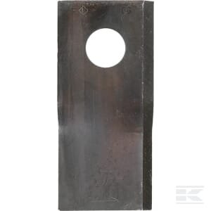 Vejapjovės peilis LH 106x49x4mm anga Ø19mm Tinka Kongskilde JF/Stoll 8113800064