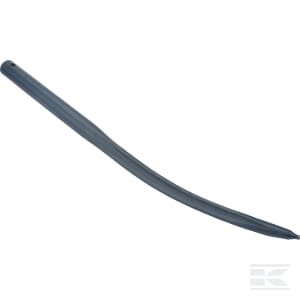 Krautuvo dantis, lenktas, žvaigždinio profilio 35x640mm, smailus galas, su Ø10,5 spyruokliniu kaiščiu, juodas, FST 9186931401
